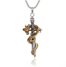 Medieval Dragon Sword Pendant