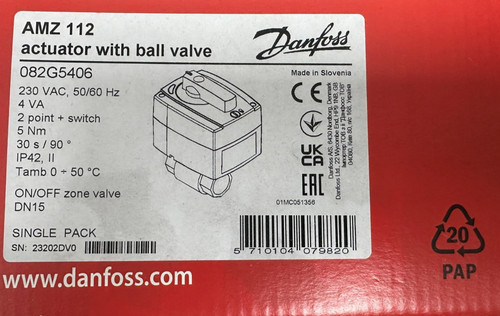 Danfoss amz112 actuator with - danfoss,