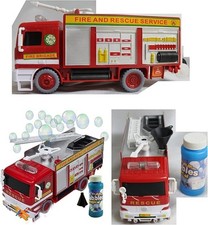 Kids Bubble Fire Truck Toy –