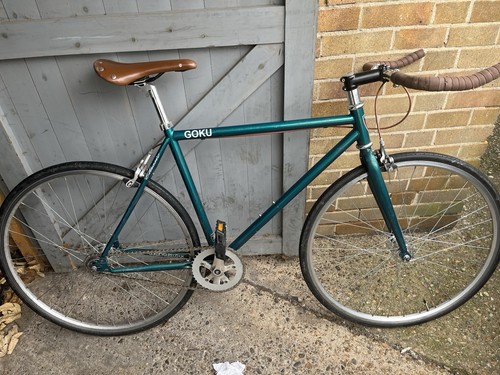 Green goku fixed gear bike - green,