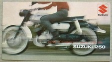 SUZUKI 250 MODEL T10 MOTORCYCLE Sales Brochure 1964 #H XC-764-500
