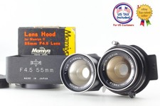 w/ HOOD ! [ Near MINT] Mamiya Sekor 55mm f/4.5 Lens For C33 C220 C330 From JAPAN