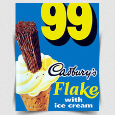 99 Flake Ice Cream Cadbury
