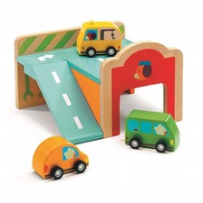 Wooden Mini Garage Toy -