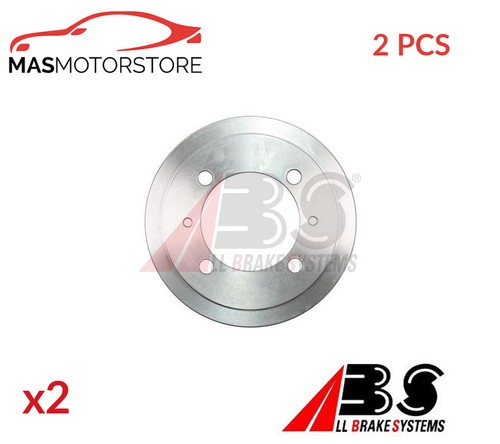 Brake drum pair set rear - pair,