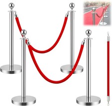 4Pcs Stainless Steel Stanchion