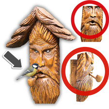 Bird House Hand Carved