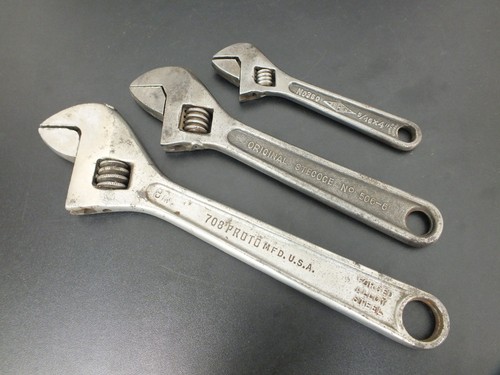 Vintage adjustable wrench - vintage,