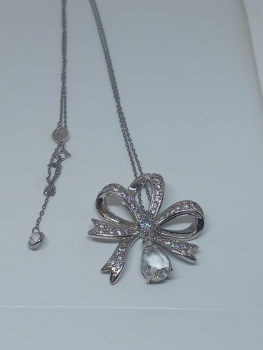 Swarovski bow necklace - swarovski,