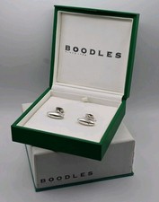 Boodles Cufflinks Diamond Modernist Design Mens Luxury Gift Classic Wedding