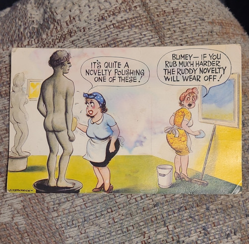 Bamforth comic novelty - novelty, nude