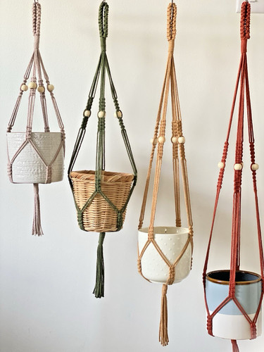 Macrame plant hanger indoor - plant,