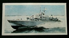 HMS BRAVE BORDERER   Royal Navy Fast Patrol Boat  Illustrated Card  EE05