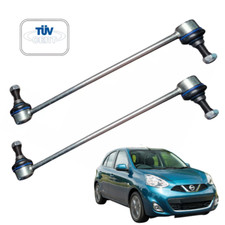 Front Drop Links Pair For Nissan Micra K13 2010-2017 Anti Roll Bar TUV Certified
