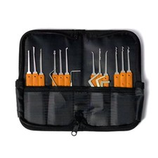 17x Key Repair Tools Kit  Pick Training High Quality Professional Tool Orange
