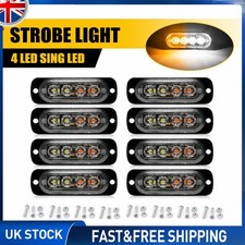 8x 4LED Strobe Flashing Lights