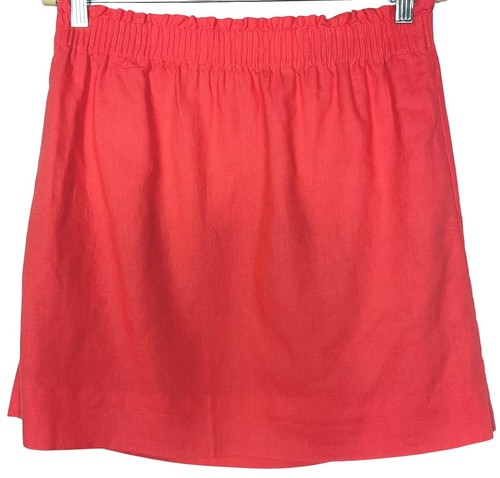 Crew factory coral - j.crew, linen