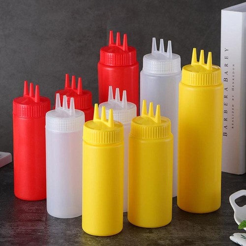 Plastic squeeze sauce bottle - plastic,