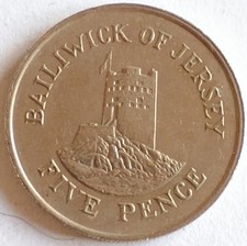 1983 Bailiwick of Jersey Five Pence (5p)
