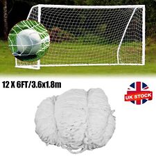 12 X 6Ft White Football Goal