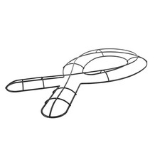 Tie Shaped Garland Hoop