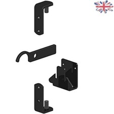 Durable Wrought Iron Gate Hinges Kit - Adjustable Galvanised Fixings Included