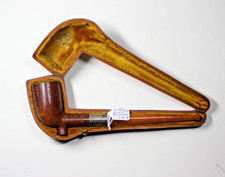 Vintage BBB Cased Silver Banded Briar Pipe