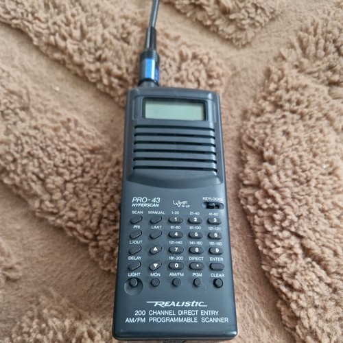 Radio scanner realistic pro - radio,