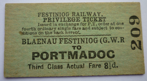Festiniog railway blaenau - festiniog,