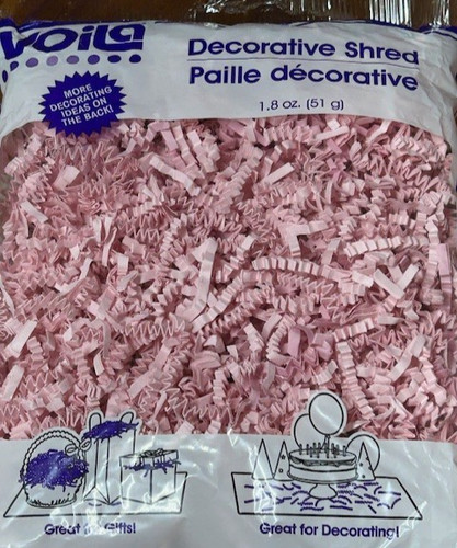 Light pink crinkle paper - pink,