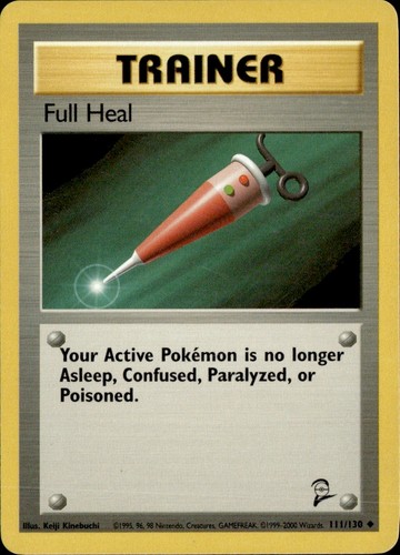 Pokemon full heal 111 - heal, 111/130
