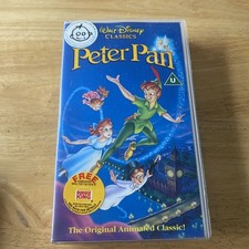 Peter Pan VHS Video Tape Walt
