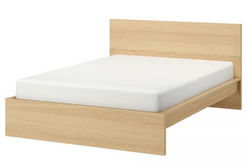 Ikea malm double bed - ikea, frame