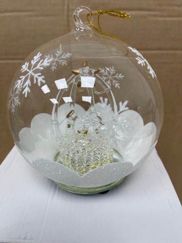 Handblow glass globe light - glass,