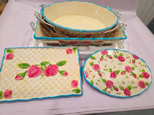 Piece multicolor floral - 4-piece,