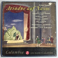 ELISABETH SCHWARZKOPF "ARIADNE AUF NAXOS" COLUMBIA 33 CX 1292-4 3LP BOX SET 