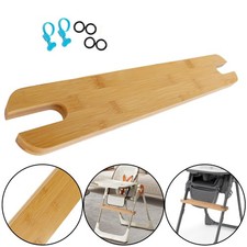 Adjustable Highchair Footrest Easy Fit For IKEA Antilop Height Solid Bamboo