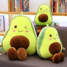Kawaii giant avocado plush toy - kawaii,