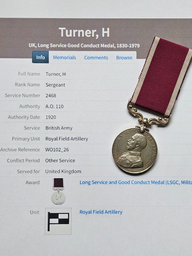 Army medal to sgt h - sgt,