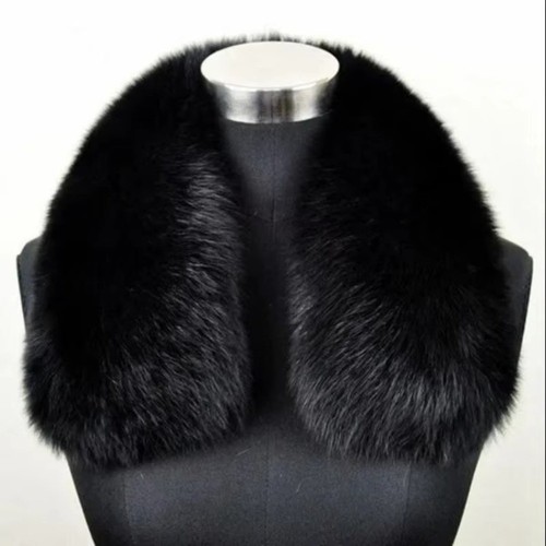 Faux rabbit fur - faux, collar