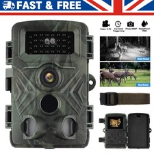 58MP HD 1080P Wildlife Trail Camera Game Night Vision Outdoor Motion Hunting Cam