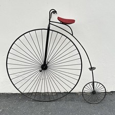 Vintage Curtis Jere Penny-farthing Bicycle Sculpture Wall Art Decor 1983 28"