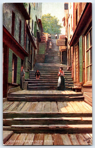 Quebec city breakneck stairs - breakneck,