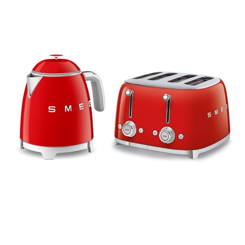 Smeg mini kettle 4 slice - smeg, 4-slice