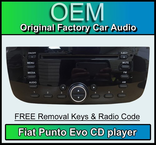 Fiat punto evo player - cd, car