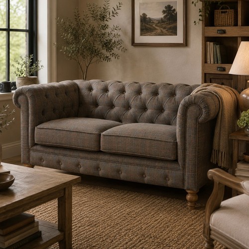 Seater chesterfield sofa - seater,
