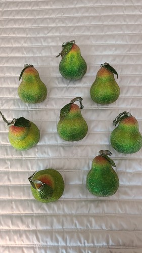 Sugared beaded pear fruit - pear,