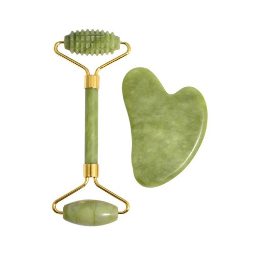 2pcs jade roller gua - &, set