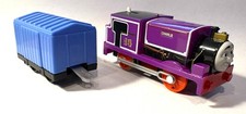 Charlie train engine and truck. Battery operated. Trackmaster