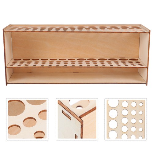 Wooden marker organizer - marker,